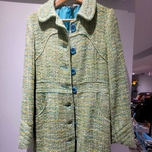 H&M green/blue coat